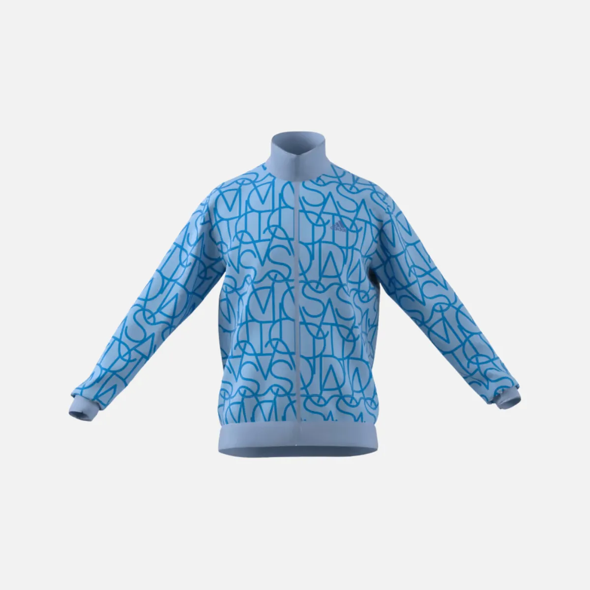 FF Adidas script Men's Track Top -Blue Dawn 0126