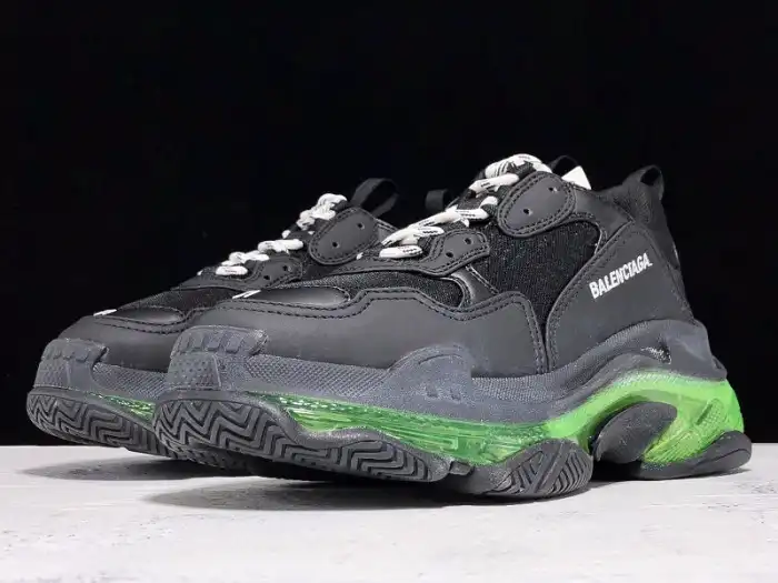 Affordable BLCG Triple S Black Yellow Fluo 541624 W09ON 1047 0131