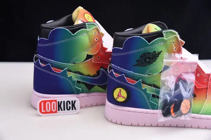 Tbkicks J BALVIN X AIR JORDAN 1 HIGH OG DC3481-900 0122