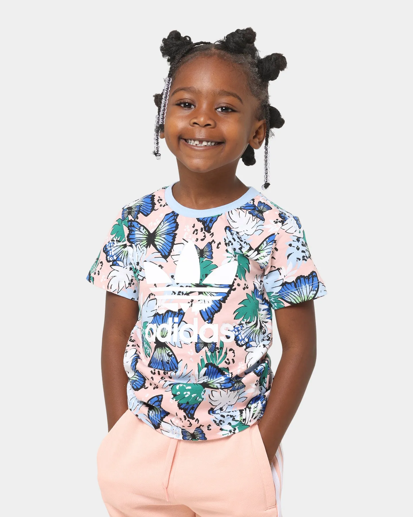 FF Adidas Kids' Floral T-Shirt Floral 0114