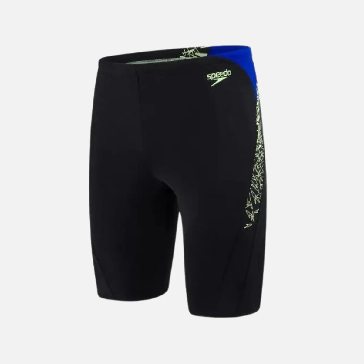 FF Speedo Boom Splice Men's Jammer -Black Bright Zest Chroma Blue 0129