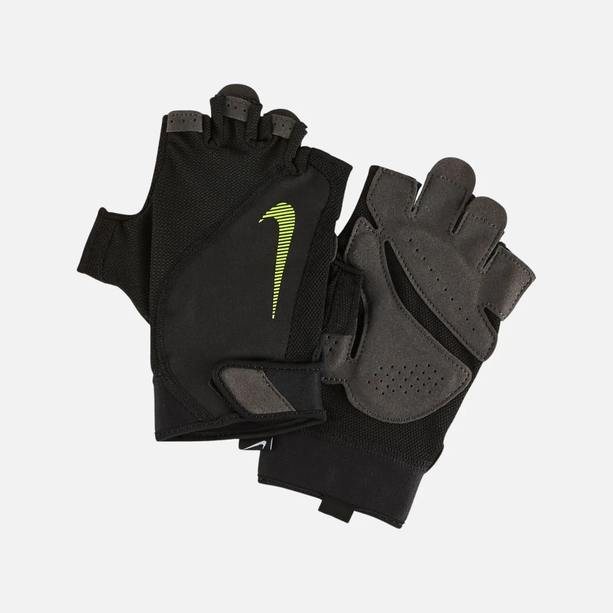 FF Nike Men's Training Gloves -Black Dark Grey Black Volt 0112