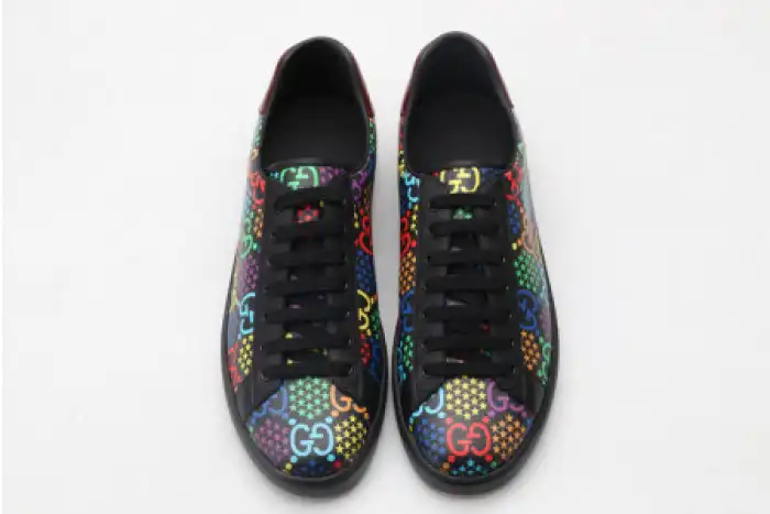 Tbkicks GUCC ACE EMBROIDERED LOW-TOP SNEAKER 610085 H2020 1110 0123