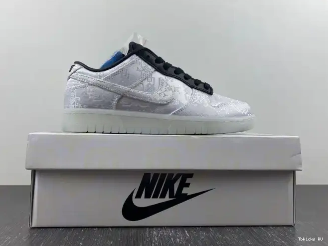 Tbkicks Nike CLOT Dunk Fragment Low FN0315-110 White 0215