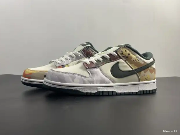 Onekick SE Nike Sail DH0957-100 Dunk Low Multi-Camo 0215