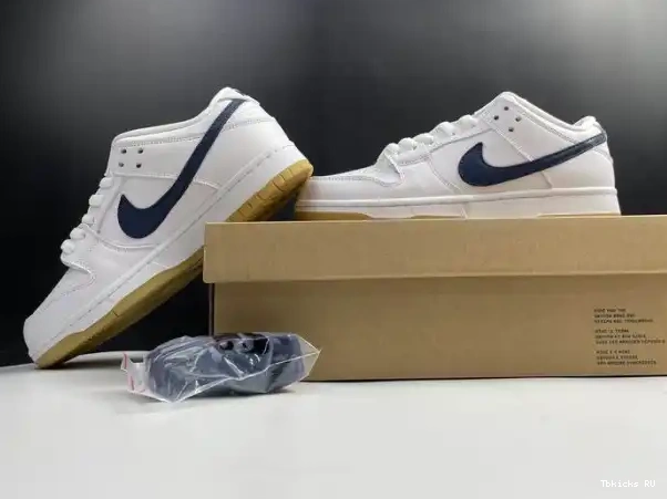 Tbkicks White CZ2249-100 Nike Navy SB Low Label Orange Dunk 0210