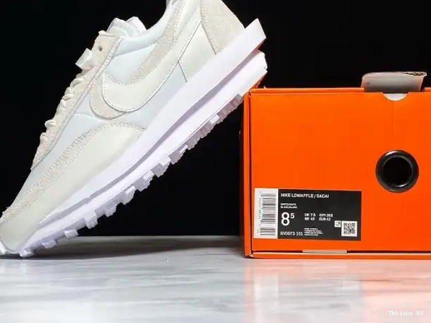 Cheap White BV0073-101 Nylon Sacai Nike Waffle LD 0225