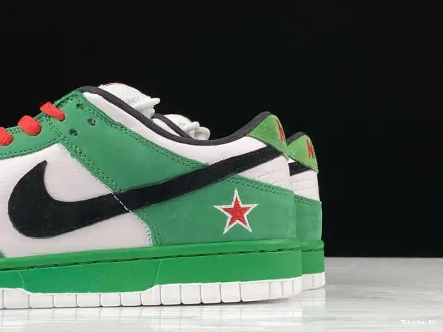 Cheap 304292-302 SB Low Dunk Nike Heineken 0214