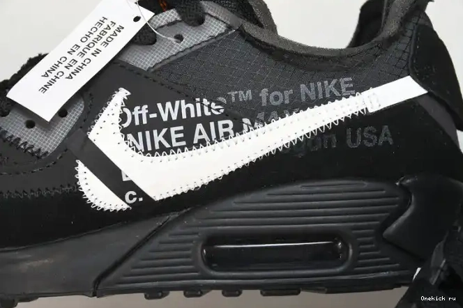 Onekick Nike Max 90 Off-White Air AA7293-001 Black 0210