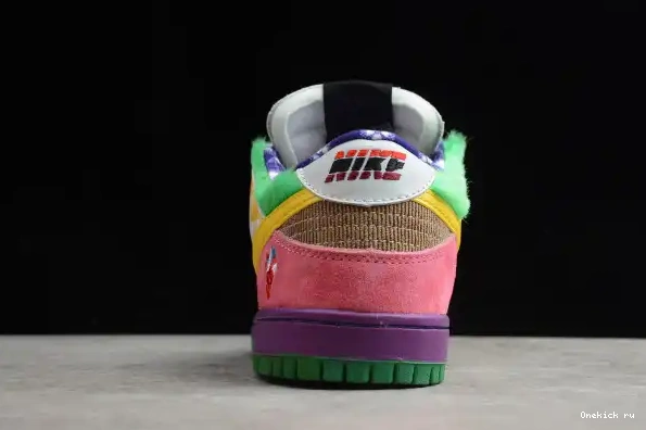 Cheap SB 318403-137 IW Purple Yellow-Violet-Pink Nike Low Dunk Pro 0215