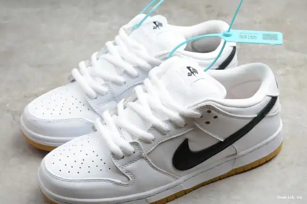 Affordable Nike Label Dunk White Low SB Orange CD2563-100 0216