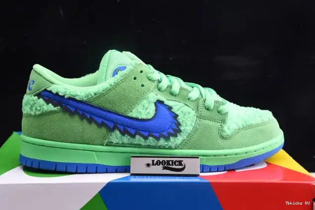 Reps Nike x CJ5378-300 Dead Grateful Bear SB Low Dunk Green 0215