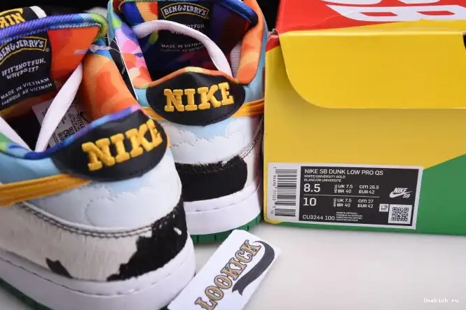 Tbkicks Chunky SB CU3244-100 Dunk Ben Nike and Jerry's Dunky Low 0207