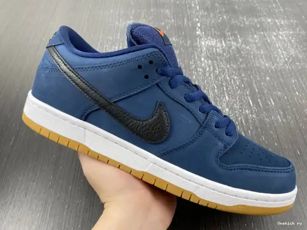 Reps Nike SB CW7463-401 Black Low Dunk Gum Navy 0217