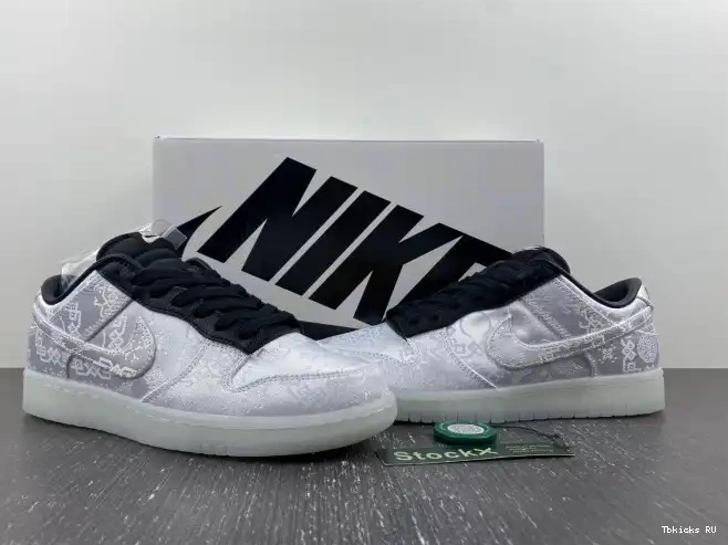 Tbkicks Nike CLOT Dunk Fragment Low FN0315-110 White 0215