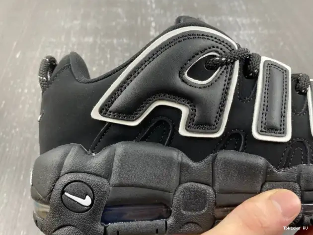 Cheap Nike Air More x Uptempo Low FB1299-001 AMBUSH Black White 0225