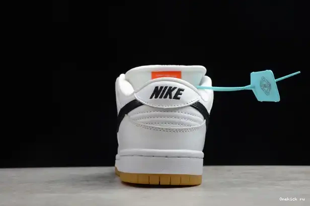 Affordable Nike Label Dunk White Low SB Orange CD2563-100 0216