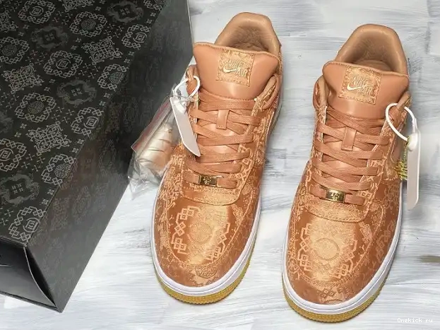 Cheap Silk Nike Force 1 Clot Low Air CJ5290-600 Rose Gold 0207