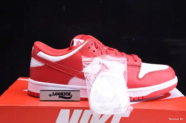 Reps WHITE CU1727-100 UNIVERSITY LOW DUNK NIKE RED 0210