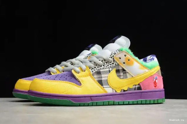 Cheap SB 318403-137 IW Purple Yellow-Violet-Pink Nike Low Dunk Pro 0215