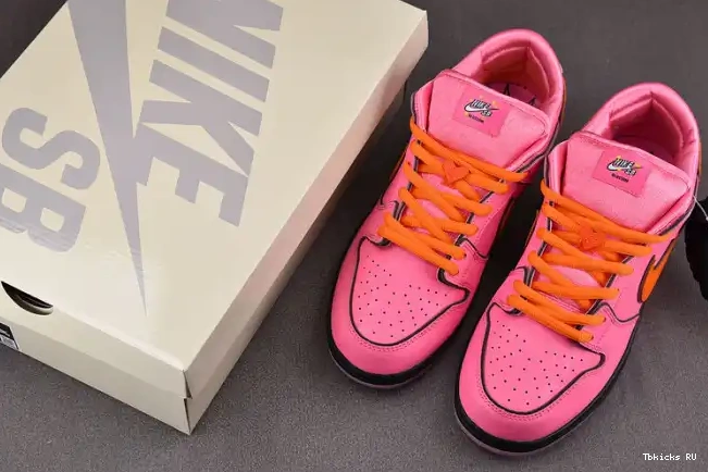 Tbkicks The Blossom Nike Low FD2631-600 Dunk Girls x Powerpuff SB 0223