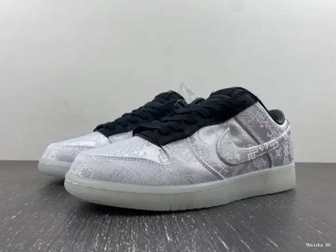 Tbkicks Nike CLOT Dunk Fragment Low FN0315-110 White 0215