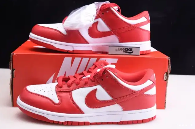 Reps WHITE CU1727-100 UNIVERSITY LOW DUNK NIKE RED 0210