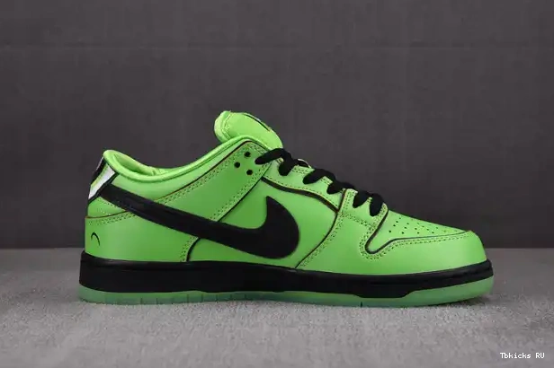 Tbkicks Nike The Dunk SB x Low FZ8319-300 Girls Powerpuff Buttercup 0227