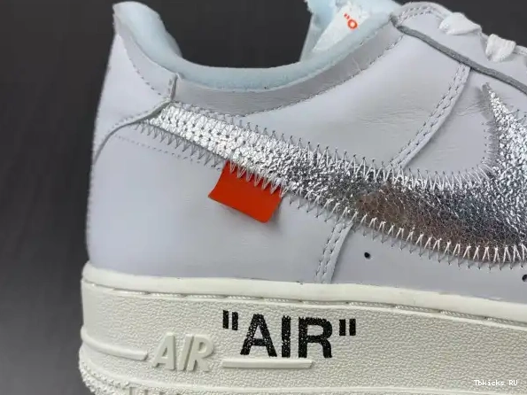 Tbkicks Air Abloh (AF100) Virgil 1 Force Off-White AO4297-100 Nike Low 0218