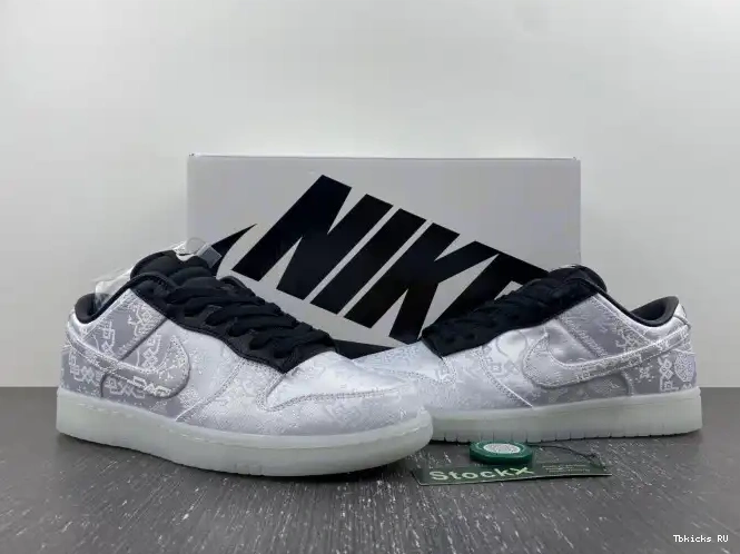 Affordable Dunk CLOT White Fragment Low Nike FN0315-110 0225