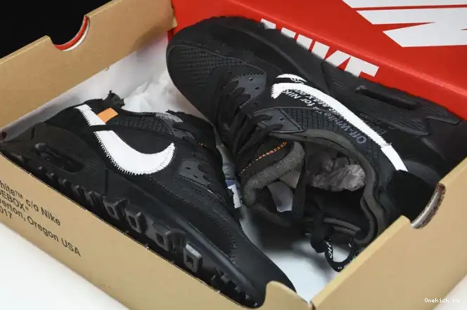 Onekick Nike Max 90 Off-White Air AA7293-001 Black 0210