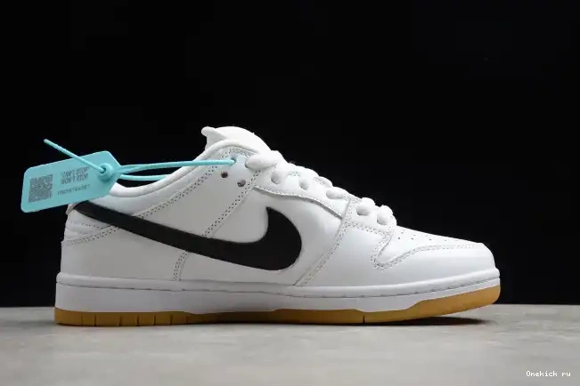 Affordable Nike Label Dunk White Low SB Orange CD2563-100 0216