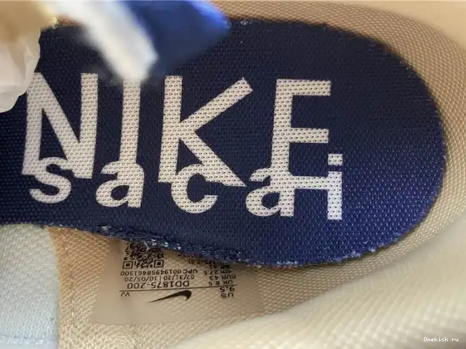 Onekick Blue Nike Void Vaporwaffle sacai DD1875-200 Sesame 0210