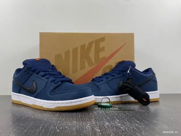 Reps Nike SB CW7463-401 Black Low Dunk Gum Navy 0217