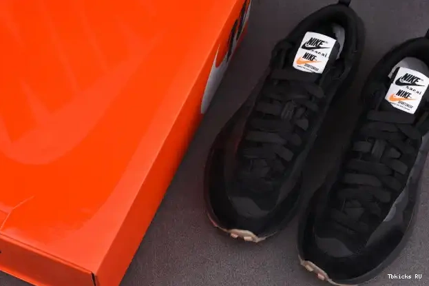 Affordable VaporWaffle Sacai Nike DD1875 Gum x 001 'Black 0214