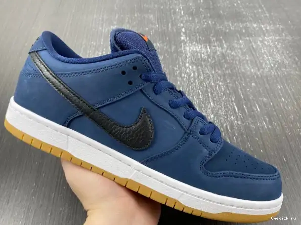 Reps Nike SB CW7463-401 Black Low Dunk Gum Navy 0217