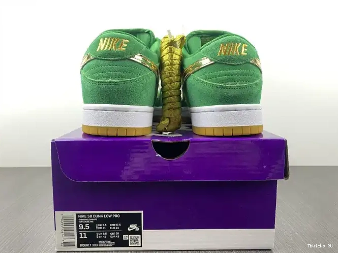 Tbkicks BQ6817-303 St. Day SB Nike Patricks Low Dunk 0218