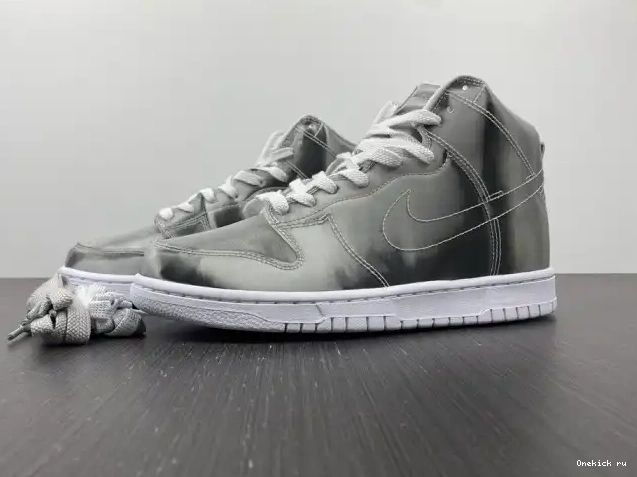 Onekick Dunk CLOT DH4444-900 Metallic Nike Silver High 0219