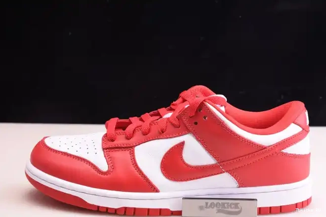 Reps WHITE CU1727-100 UNIVERSITY LOW DUNK NIKE RED 0210