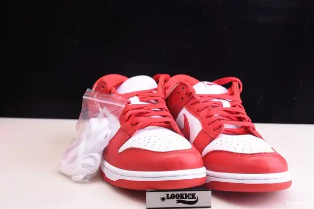 Reps WHITE CU1727-100 UNIVERSITY LOW DUNK NIKE RED 0210