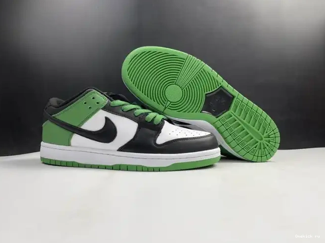 Affordable BQ6817-302 Classic SB Nike Green Low Dunk 0220