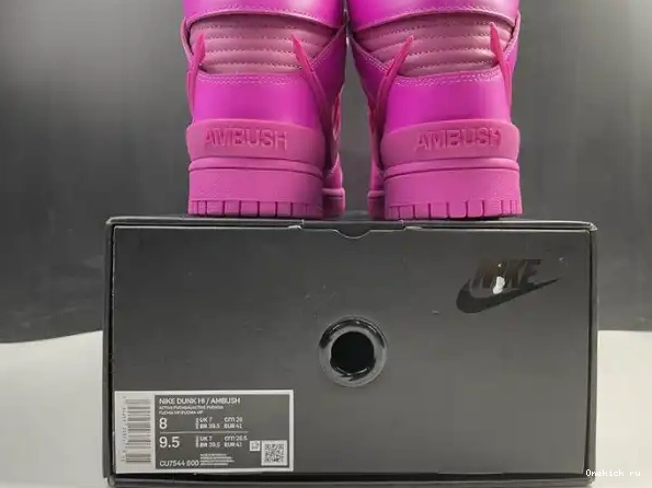 Reps High CU7544-600 Nike Fuchsia Dunk Active Ambush 0216