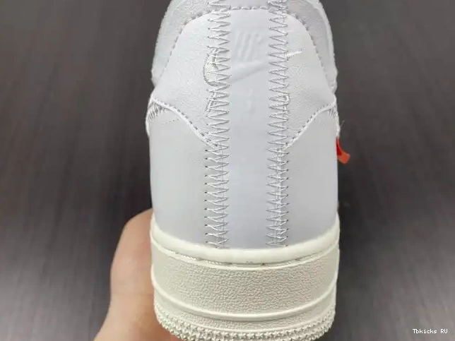 Tbkicks Air Abloh (AF100) Virgil 1 Force Off-White AO4297-100 Nike Low 0218