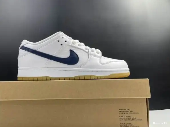 Tbkicks White CZ2249-100 Nike Navy SB Low Label Orange Dunk 0210