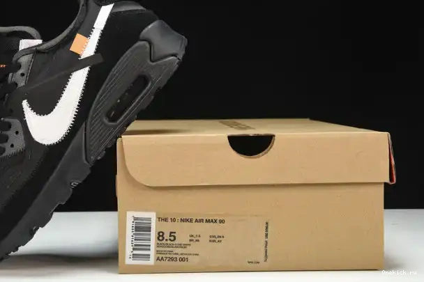 Onekick Nike Max 90 Off-White Air AA7293-001 Black 0210