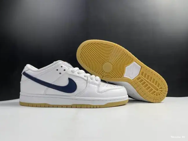 Tbkicks White CZ2249-100 Nike Navy SB Low Label Orange Dunk 0210