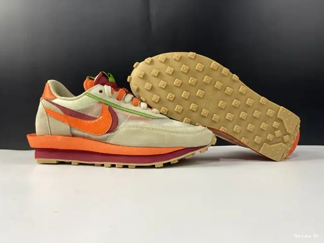 Cheap LDWaffle Orange CLOT Net Nike sacai Blaze DH1347-100 0221