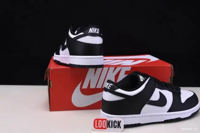 Reps (2021) Low Nike Black Retro Dunk White DD1391-100 0302