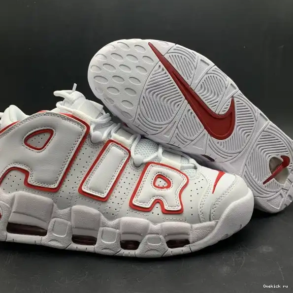 Onekick Uptempo Air Varsity White Red 415082-108 Outline Nike More 0302