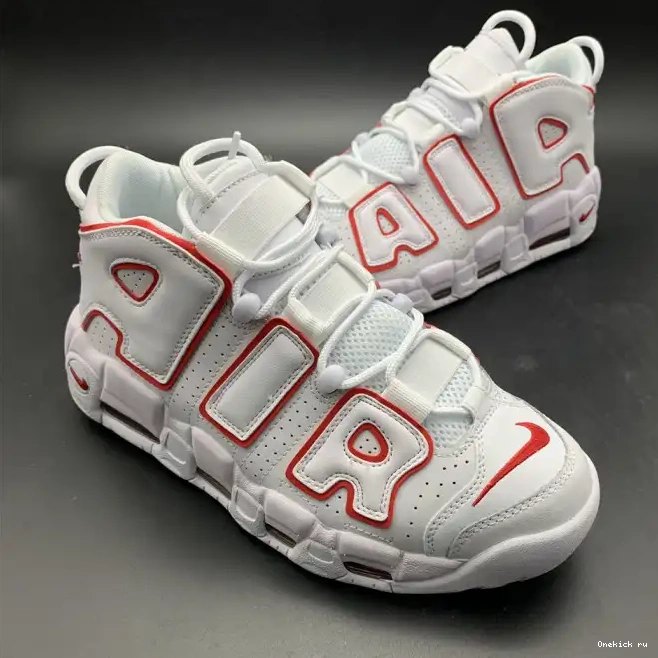 Onekick Uptempo Air Varsity White Red 415082-108 Outline Nike More 0302